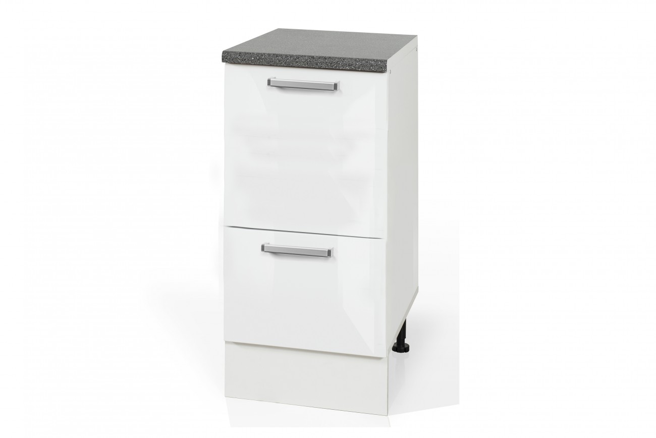High Gloss White Base rubbish bin cabinet S40SZ1A1KO for kitchen