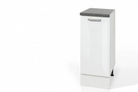 High Gloss White Single Door Base cabinet S20 for kitchen