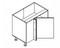 Body Diagram for Corner cabinet S90NP for Kitchen 