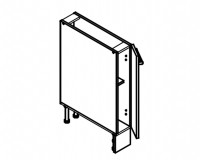 Body Diagram for Base cabinet S15 for Kitchen 