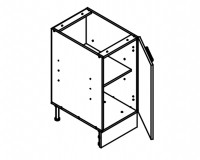 Body Diagram for Base cabinet S40 for Kitchen