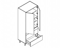 Body Diagram for Pantry S90/222/60/2DSZ3A for Kitchen 