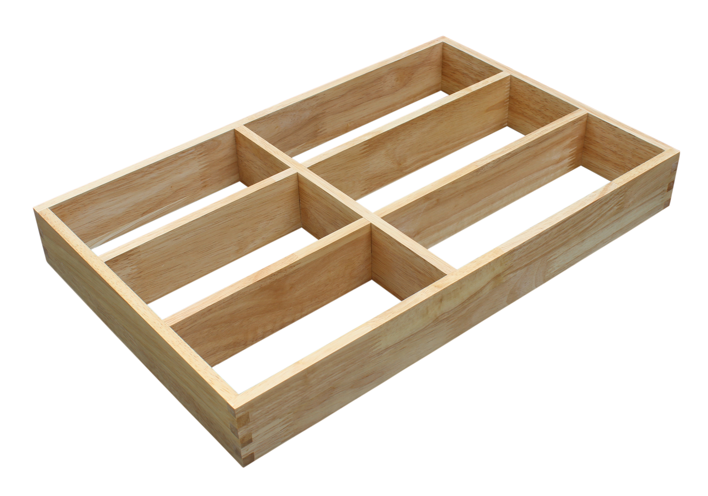 Rubberwood 300mm Wide Hollow Cutlery Insert for Drawers Cheap