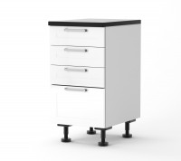 Rhodes - 450mm wide Four Drawer Base Cabinet 