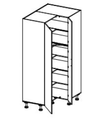 Euro 1200/900mm Corner Pantry Outline Image for Kitchen 