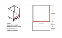 Oven Heat Deflectors Approximate Dimensions